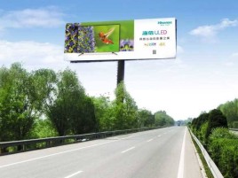 盈江高速擎天柱广告牌的特点和优势