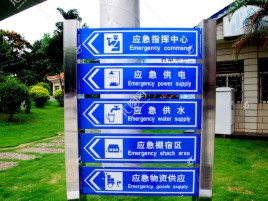 盈江标识导向系统设计需要掌握的四大元素