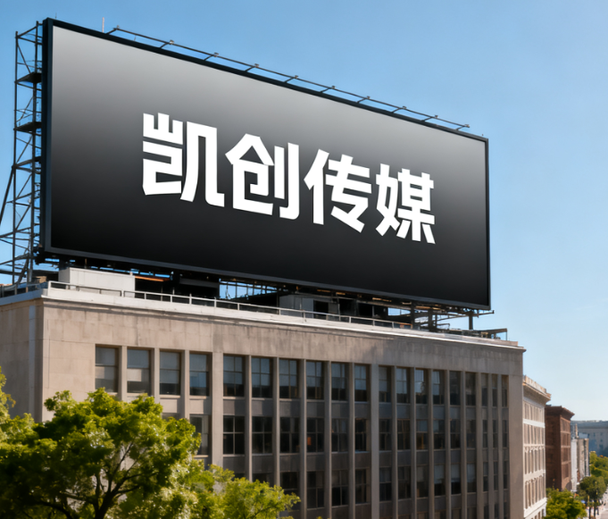 盈江户外广告牌的设计与制作