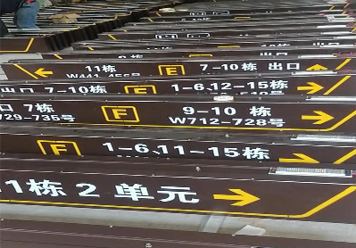 盈江广告标识中，常见的几种安装方式。